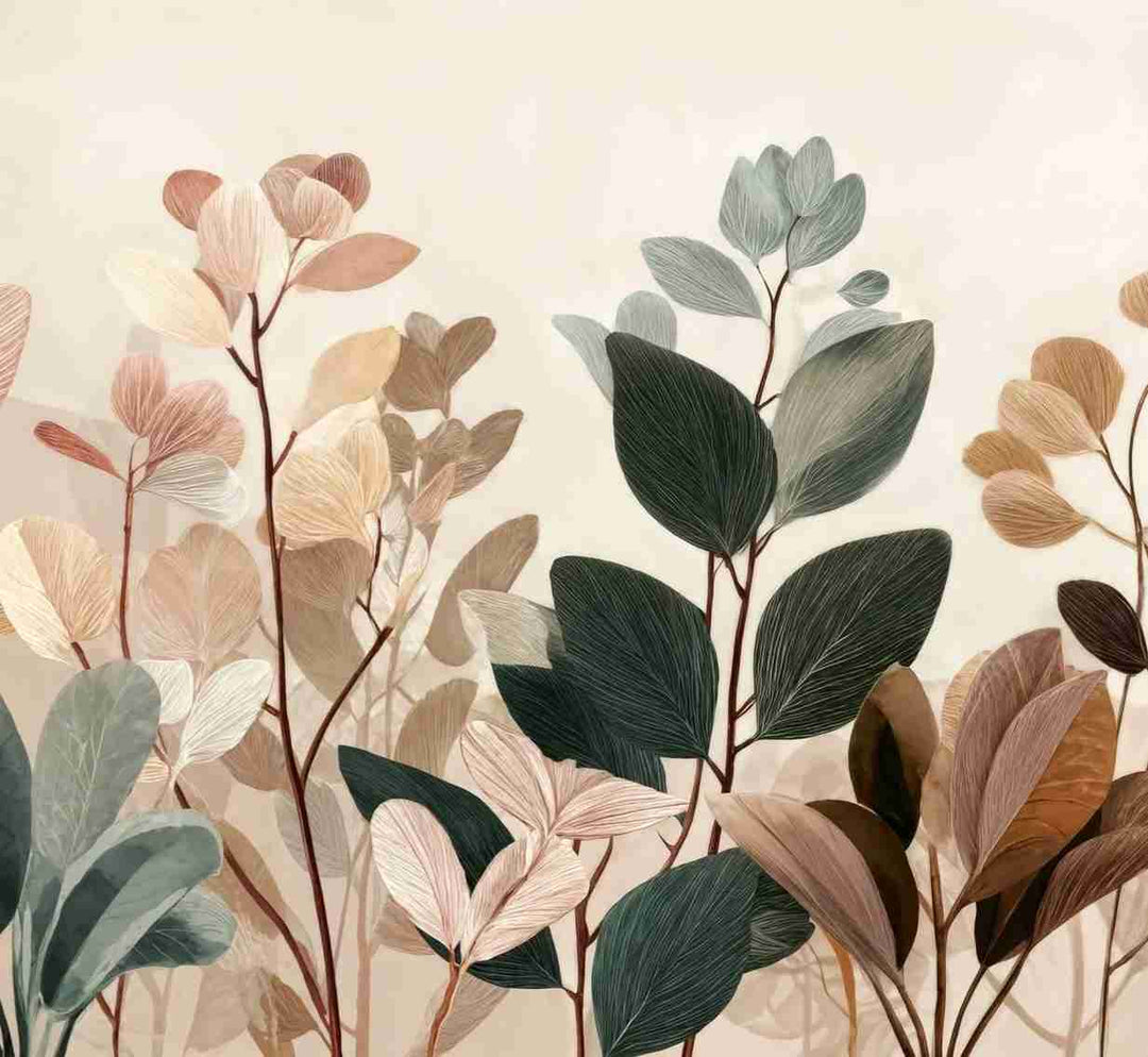 Essence Botanique – Papier peint panoramique végétal - Illulart: Papier peint panoramique