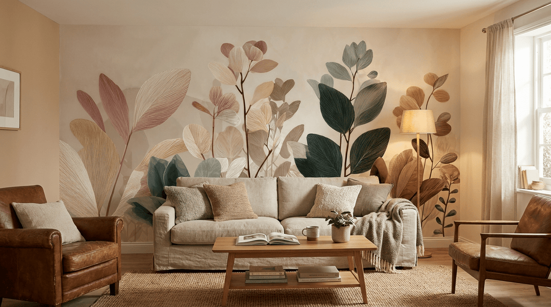 Essence Botanique – Papier peint panoramique végétal - Illulart: Papier peint panoramique