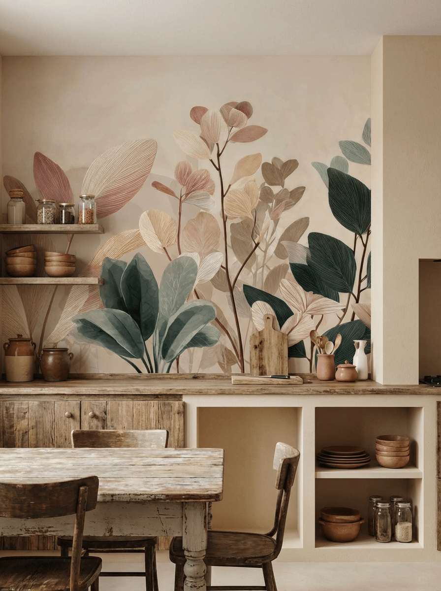 Essence Botanique – Papier peint panoramique végétal - Illulart: Papier peint panoramique