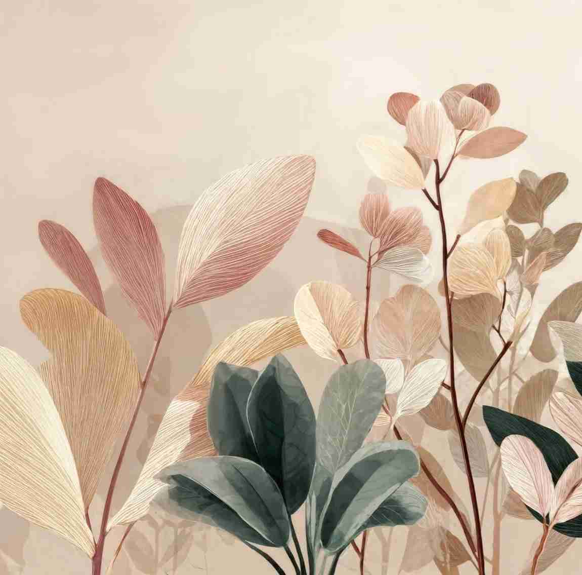 Essence Botanique – Papier peint panoramique végétal - Illulart: Papier peint panoramique