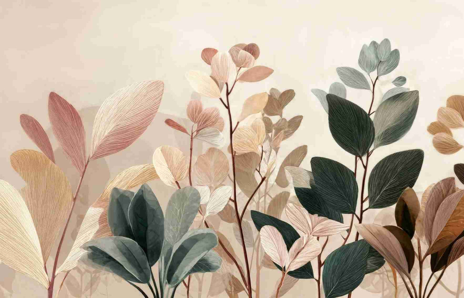 Essence Botanique – Papier peint panoramique végétal - Illulart: Papier peint panoramique