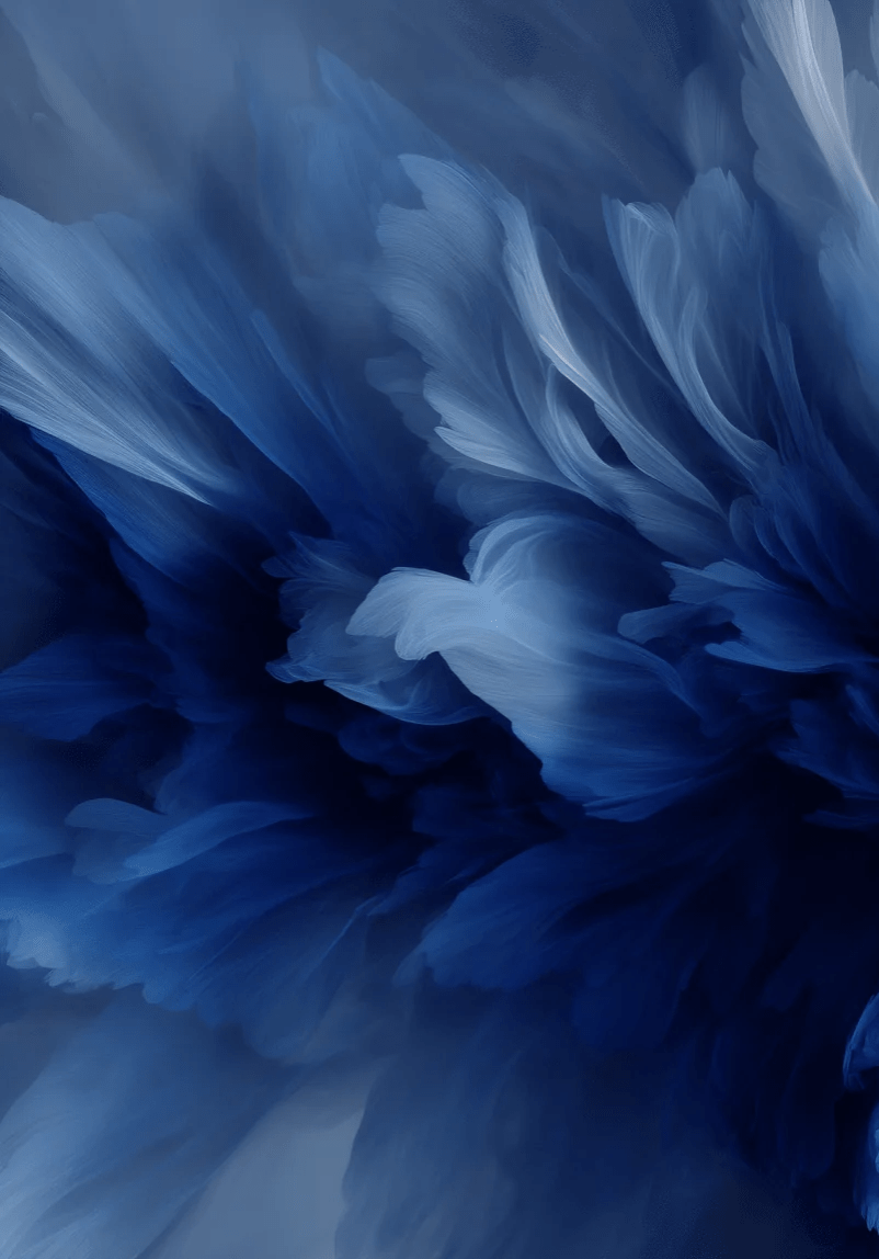 Evanescence Bleue – Papier peint panoramique élégant et apaisant - Illulart: Papier peint panoramique