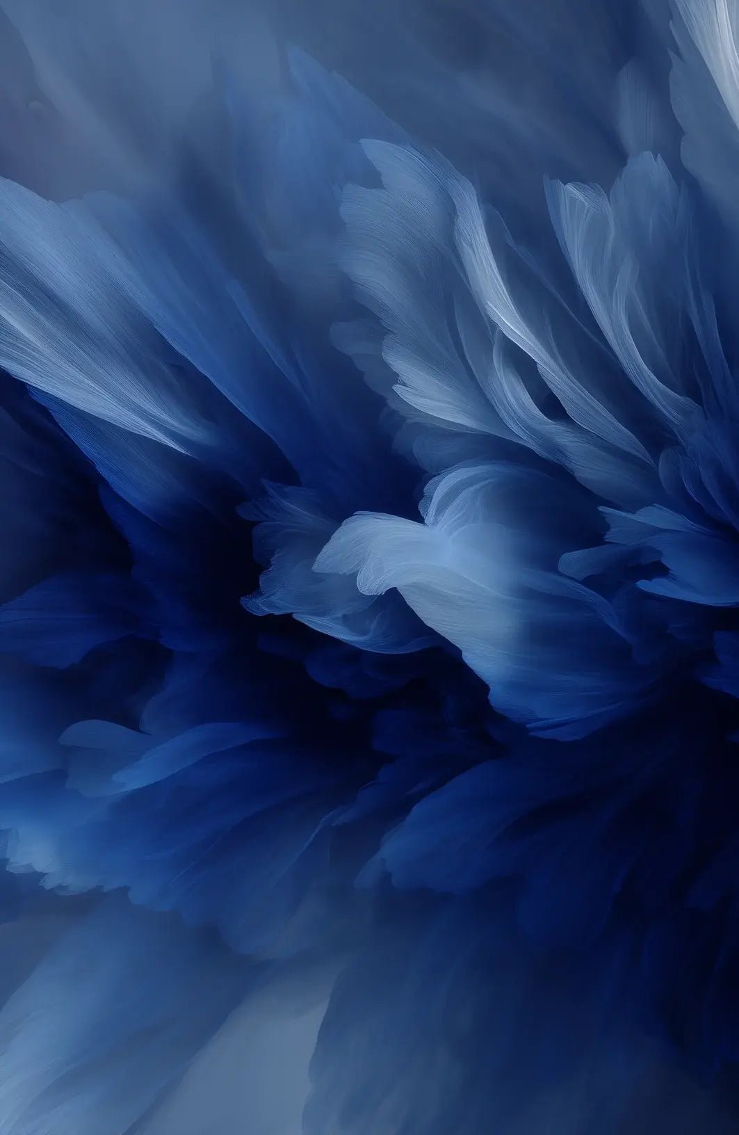 Evanescence Bleue – Papier peint panoramique élégant et apaisant - Illulart: Papier peint panoramique