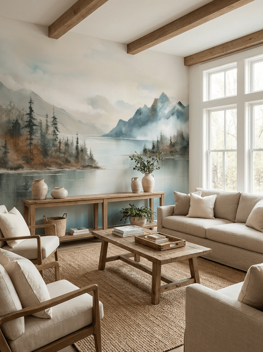 Evasion lacustre - Illulart: Papier peint panoramique