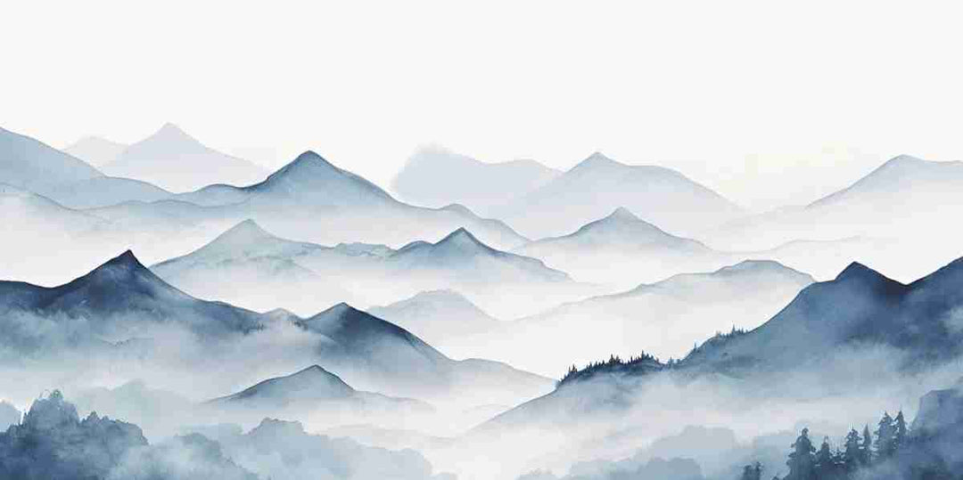 Evasion Montagne - Illulart: Papier peint panoramique