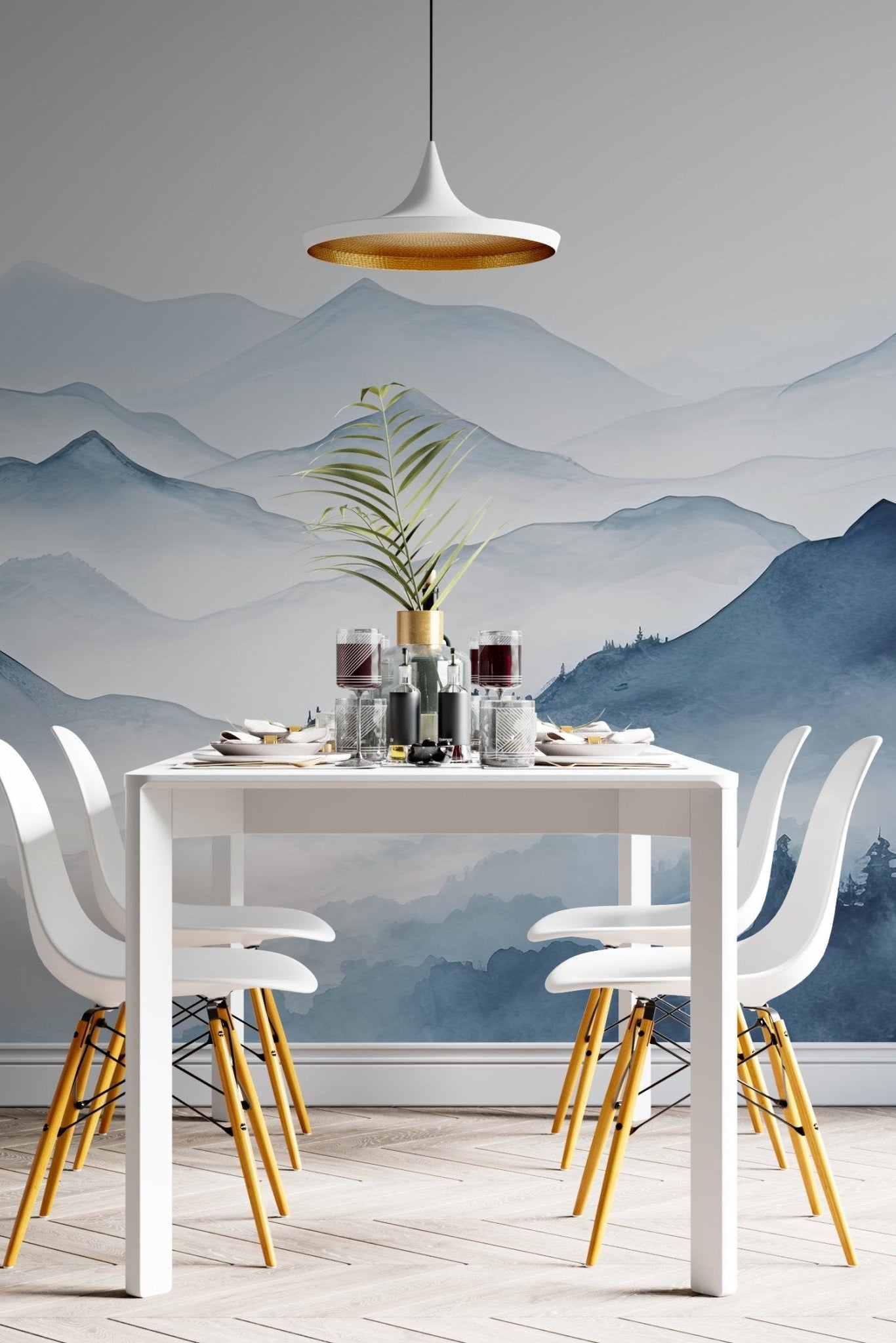 Evasion Montagne - Illulart: Papier peint panoramique
