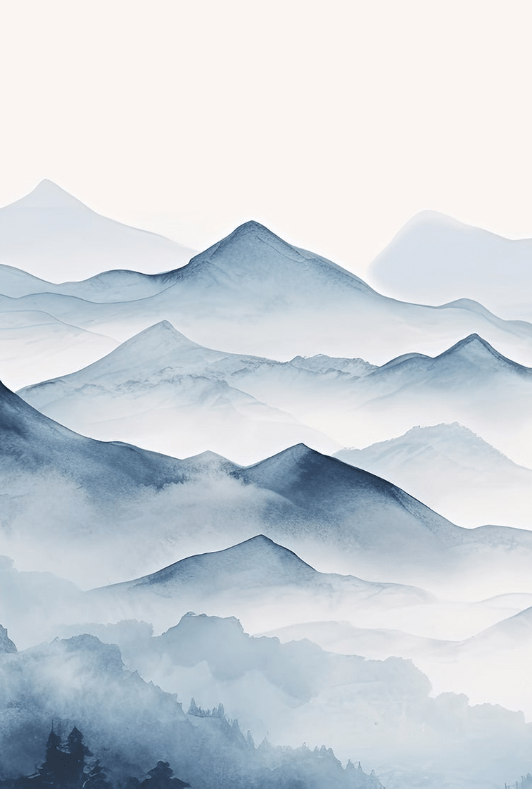 Evasion Montagne - Illulart: Papier peint panoramique