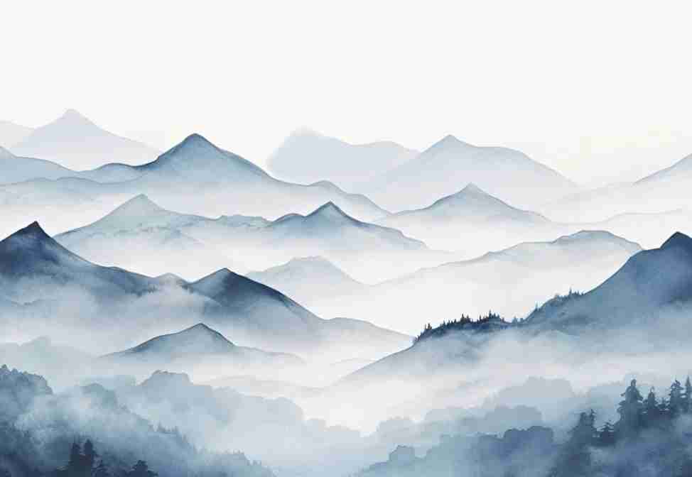 Evasion Montagne - Illulart: Papier peint panoramique