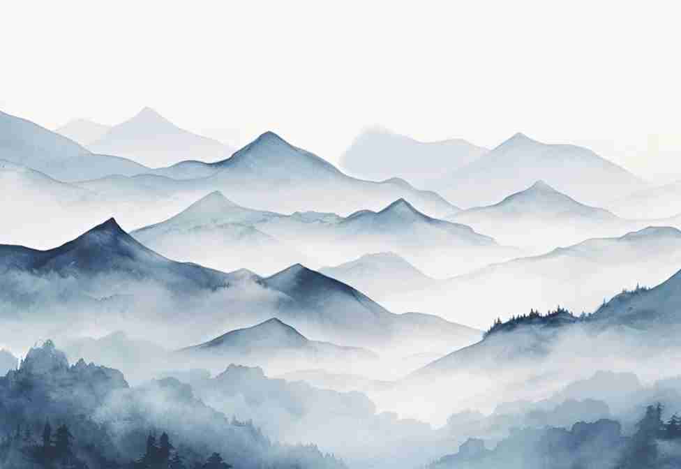 Evasion Montagne - Illulart: Papier peint panoramique