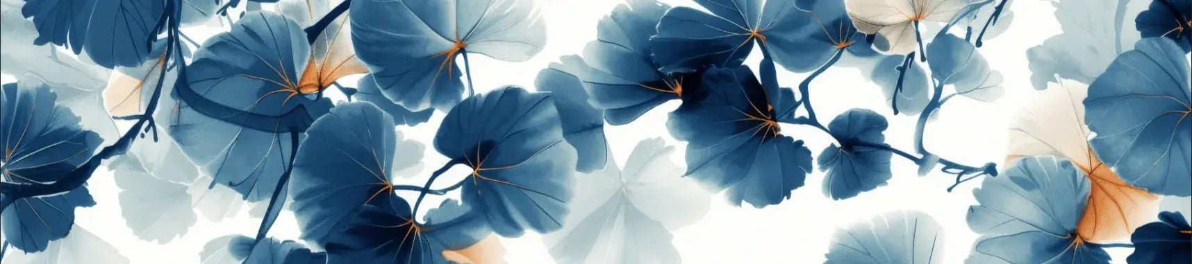 Feuille de Ginkgo Bleu - Raffinement Naturel