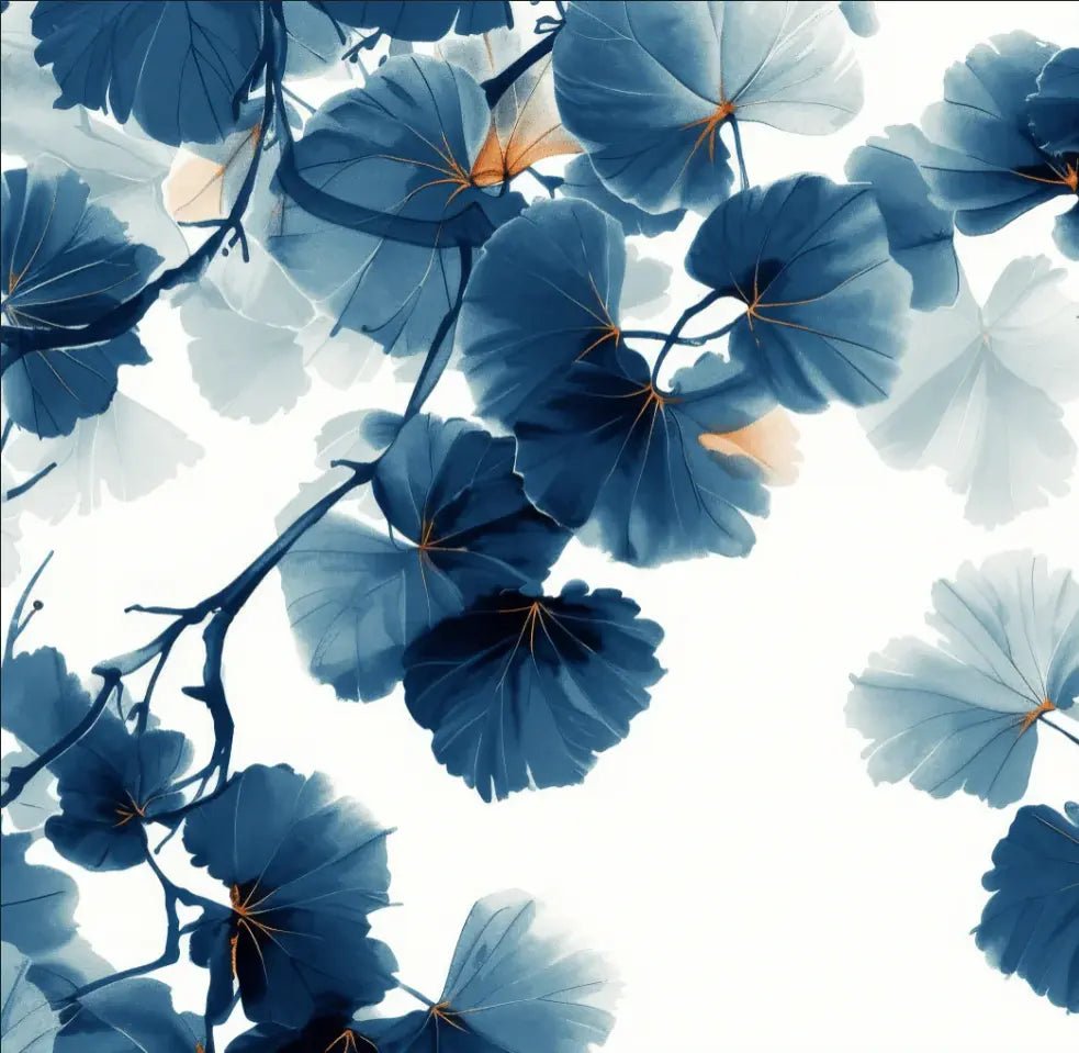 Feuille de Ginkgo Bleu - Raffinement Naturel
