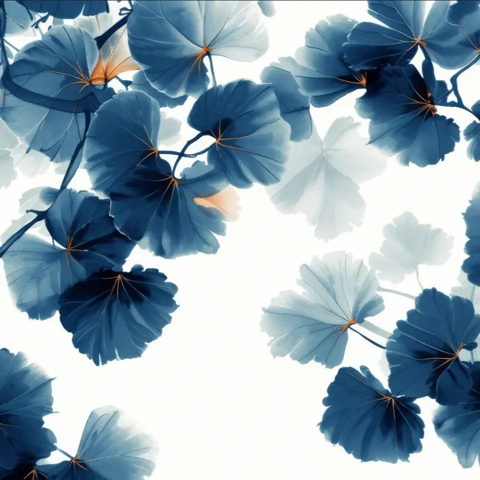 Feuille de Ginkgo Bleu - Raffinement Naturel