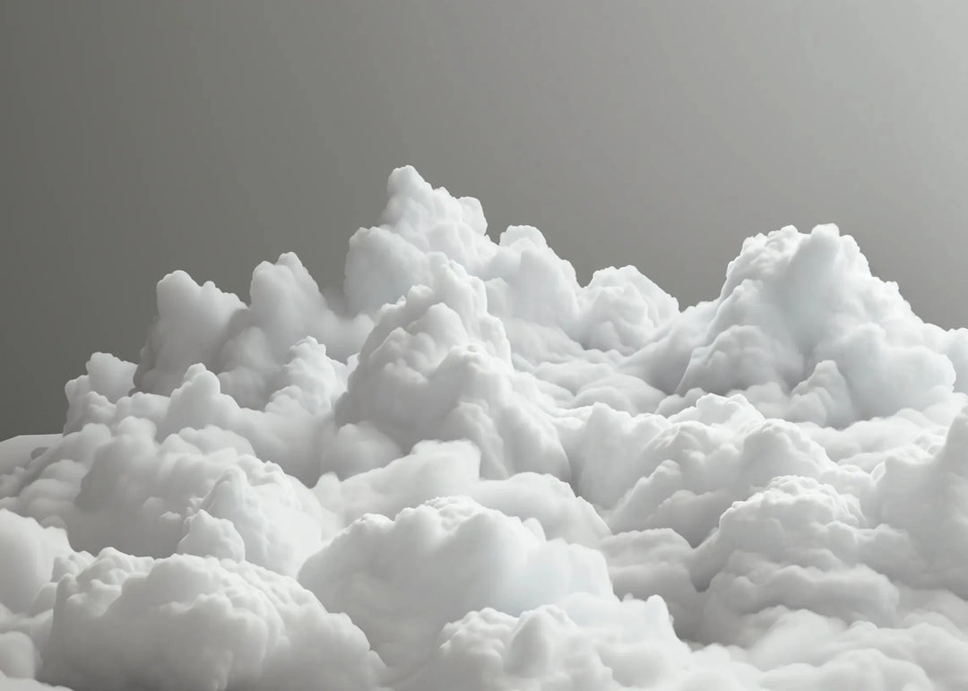 Flottement Aérien : Un Papier Peint Nuageux et Apaisant - Illulart: Papier peint panoramique