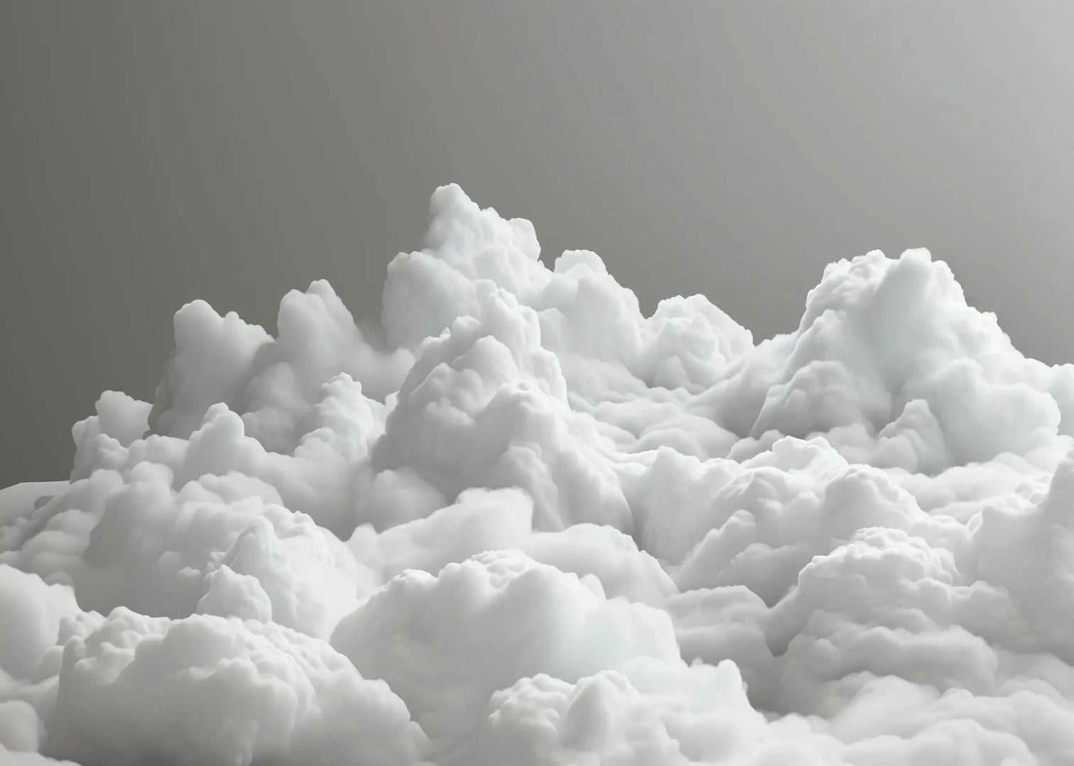 Flottement Aérien : Un Papier Peint Nuageux et Apaisant - Illulart: Papier peint panoramique
