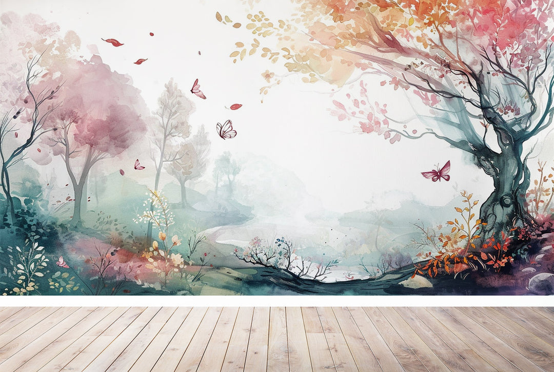 Forêt de Féerie - Illulart: Papier peint panoramique