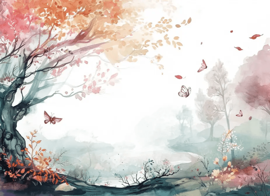 Forêt de Féerie - Illulart: Papier peint panoramique