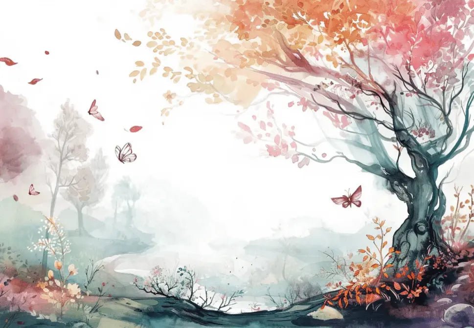 Forêt de Féerie - Illulart: Papier peint panoramique