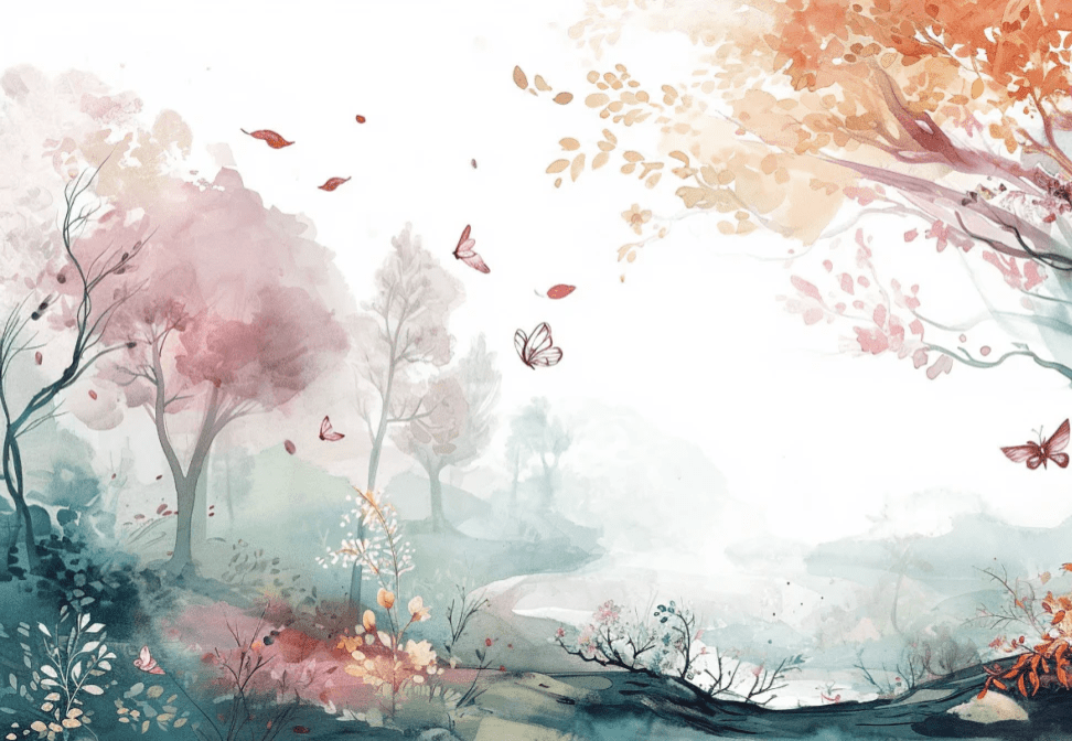 Forêt de Féerie - Illulart: Papier peint panoramique