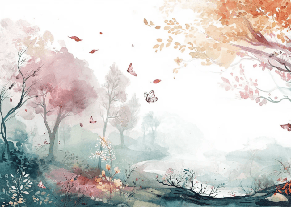 Forêt de Féerie - Illulart: Papier peint panoramique