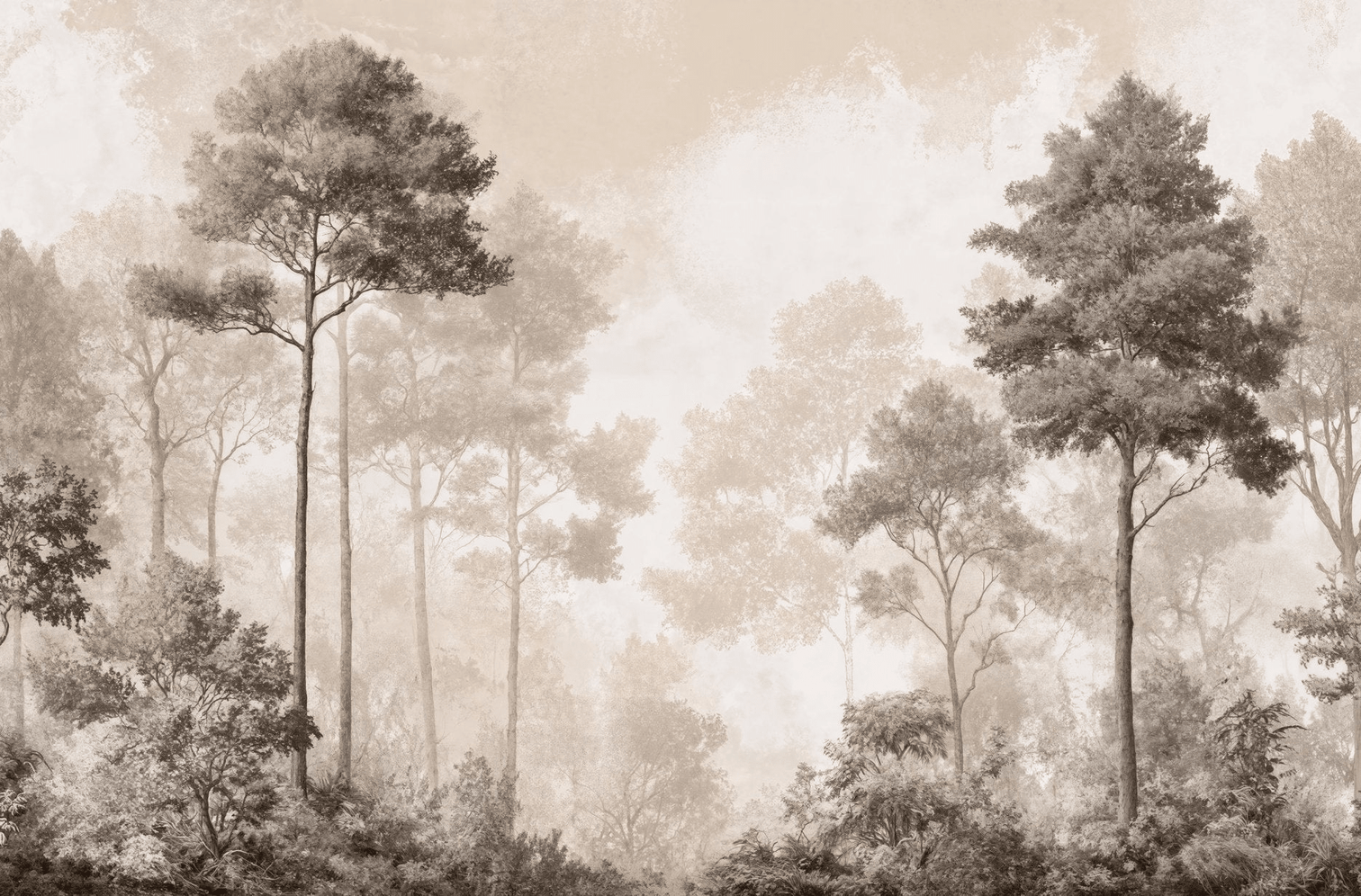 Forêt des Silences - Illulart: Papier peint panoramique