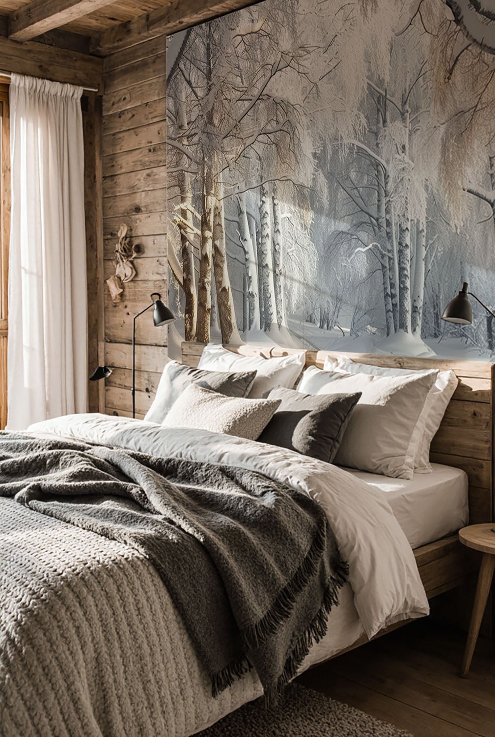 Forêt Givrée – Papier Peint Panoramique - Illulart: Papier peint panoramique