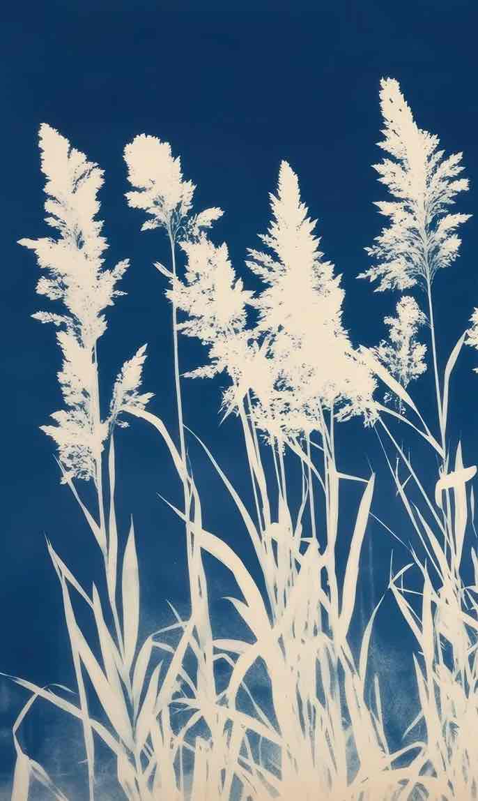 Herbes Folles en Cyanotype