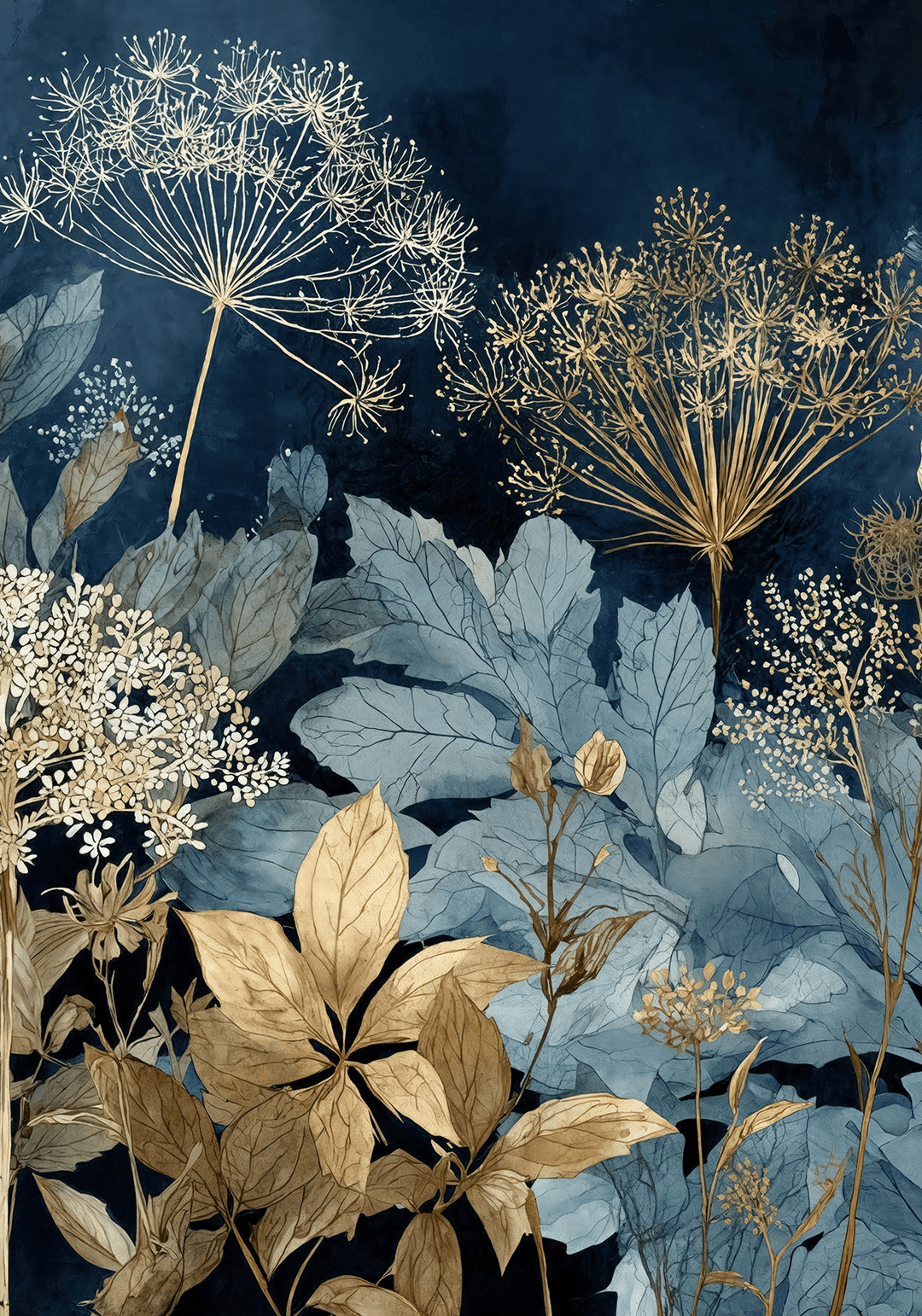 Herbier de Minuit - Illulart: Papier peint panoramique