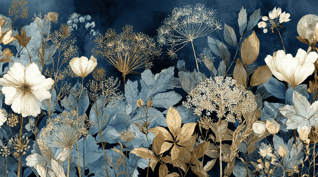Herbier de Minuit - Illulart: Papier peint panoramique