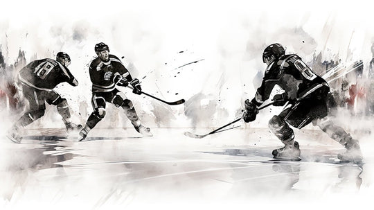 Hockey - Energie sur glace - Illulart: Papier peint panoramique