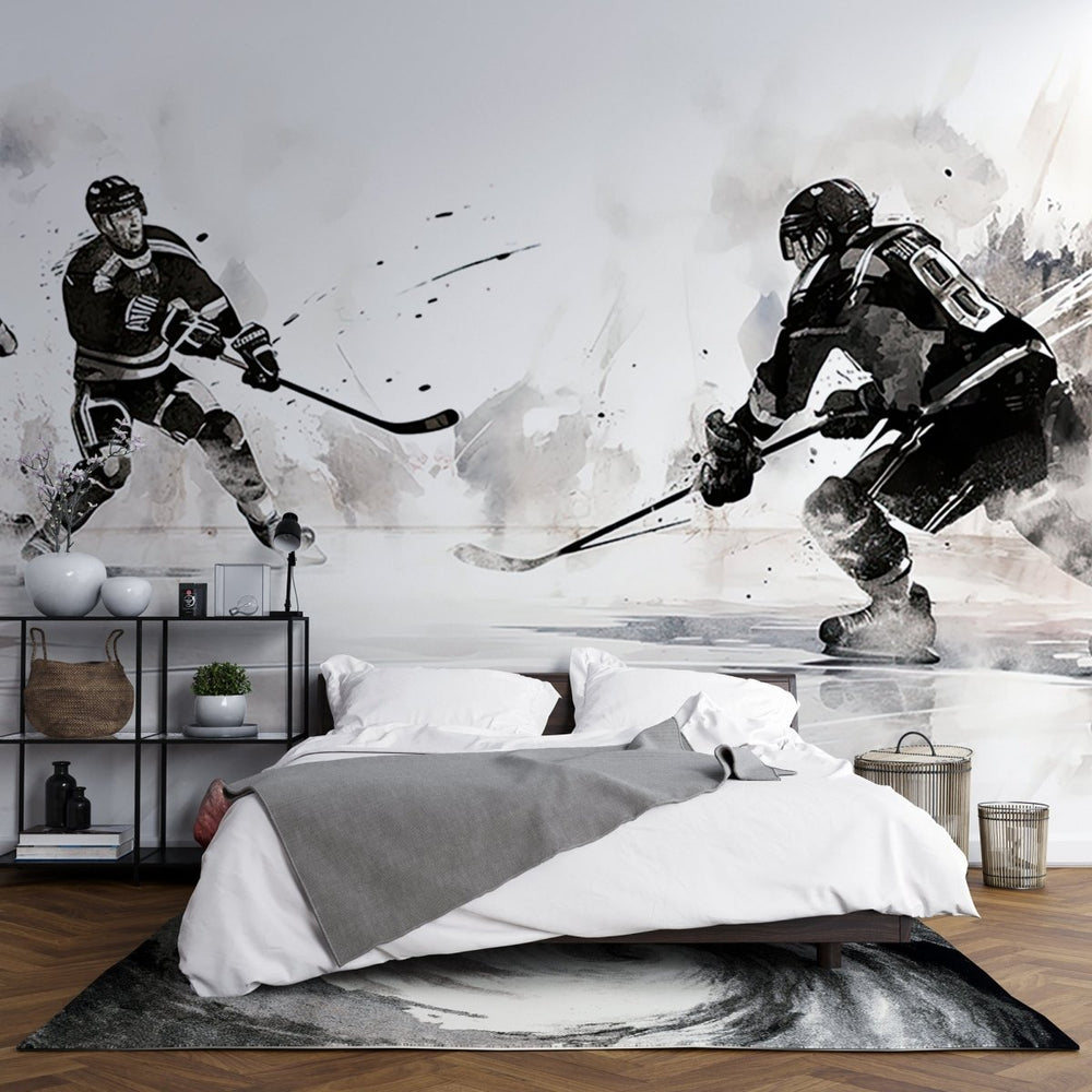 Hockey - Energie sur glace - Illulart: Papier peint panoramique