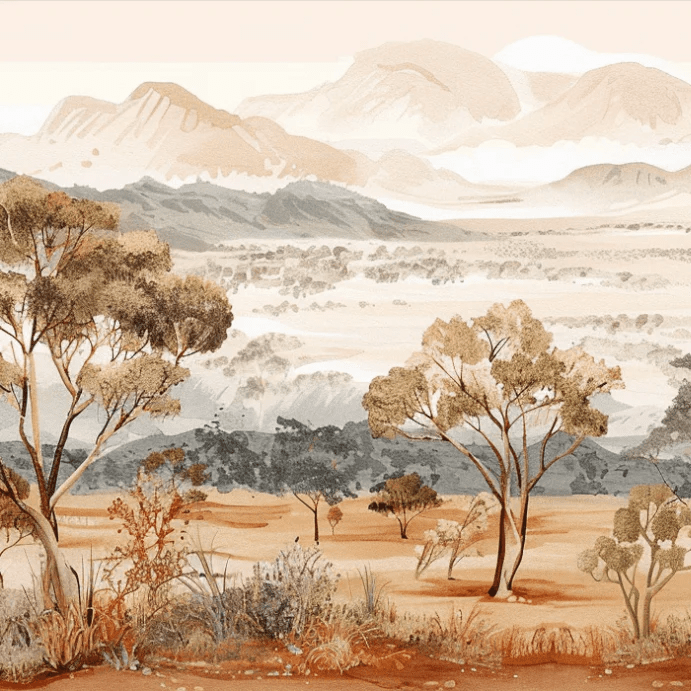 Horizon Australien - Illulart: Papier peint panoramique