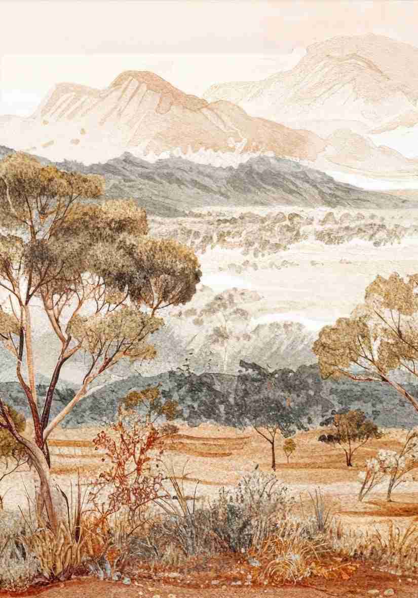 Horizon Australien - Illulart: Papier peint panoramique