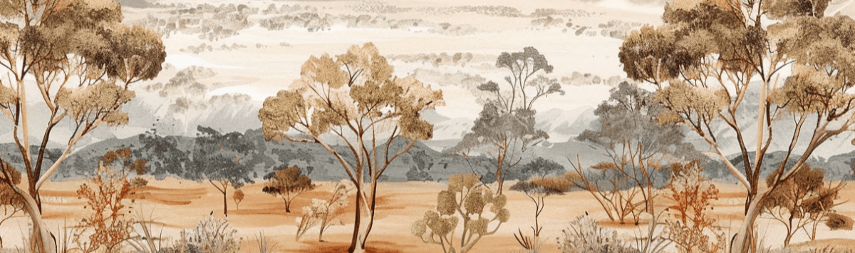 Horizon Australien - Illulart: Papier peint panoramique