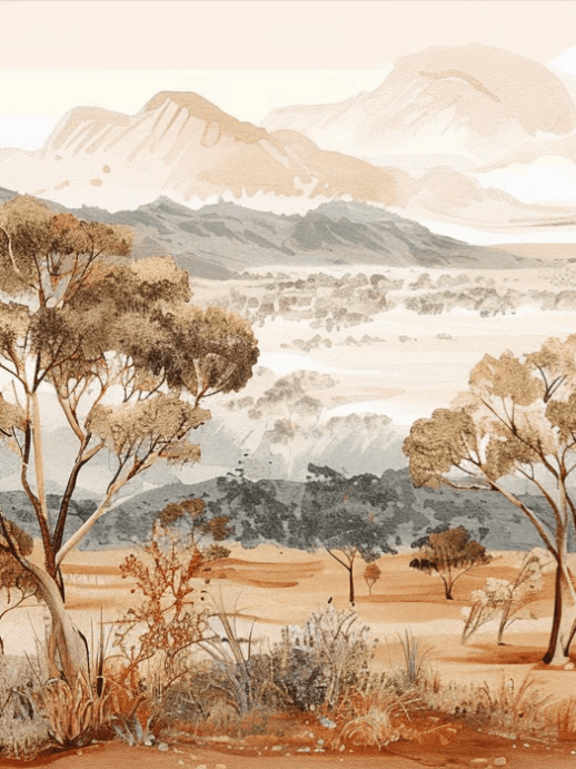 Horizon Australien - Illulart: Papier peint panoramique