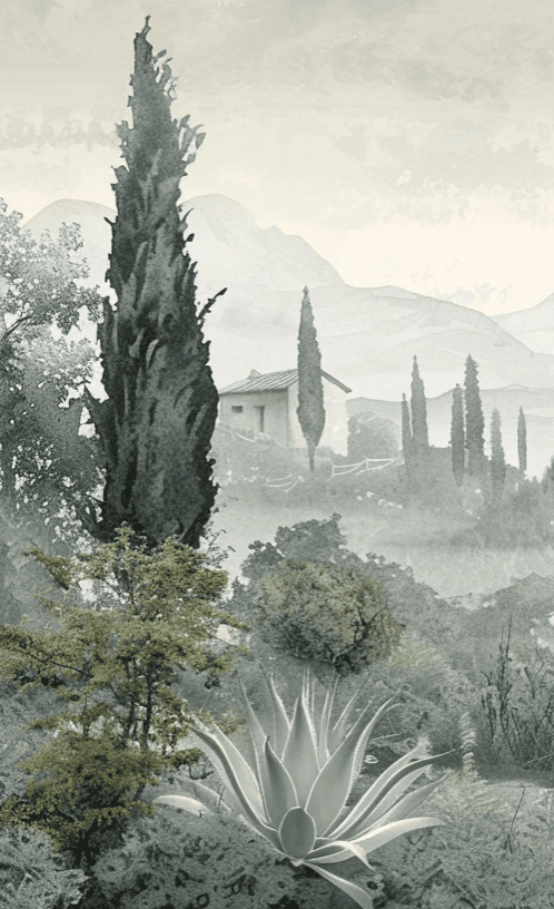 Horizon Méditerranéen - Illulart: Papier peint panoramique