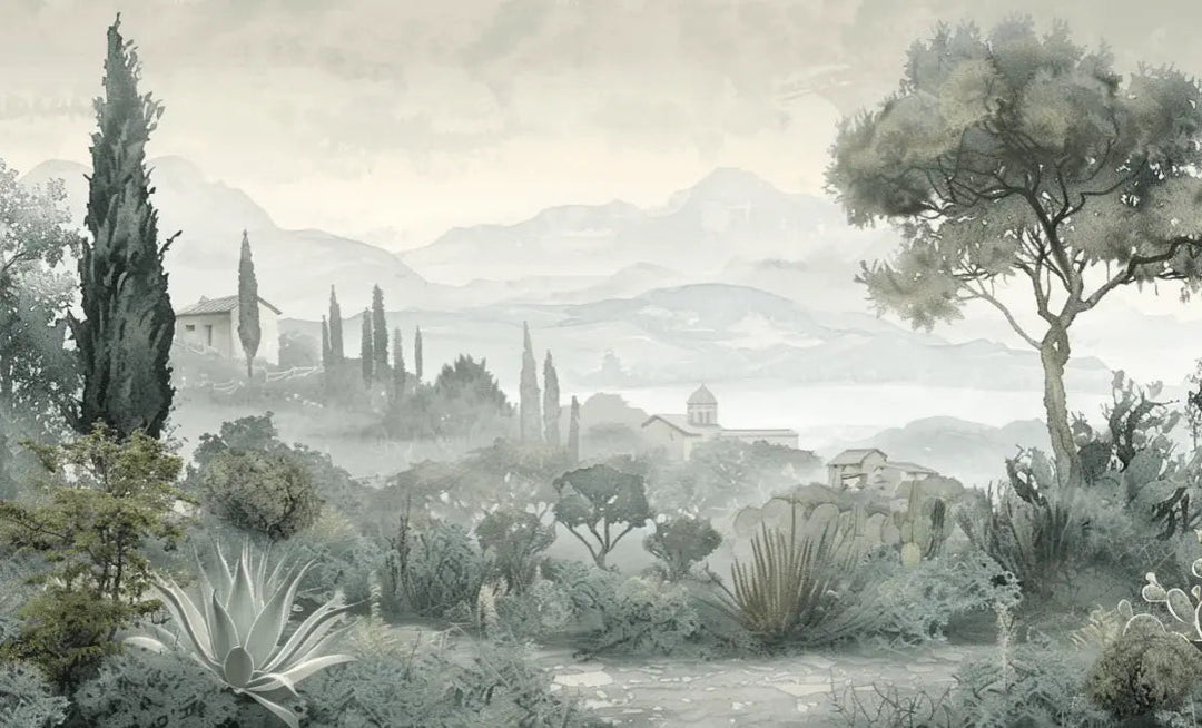 Horizon Méditerranéen - Illulart: Papier peint panoramique