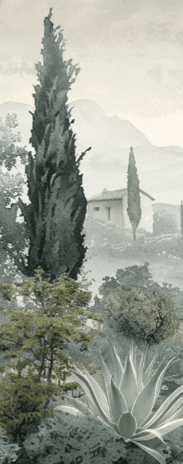 Horizon Méditerranéen - Illulart: Papier peint panoramique