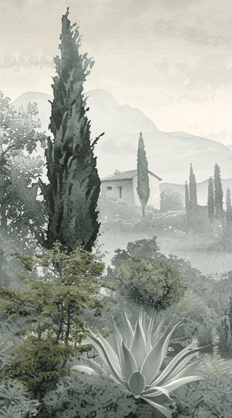 Horizon Méditerranéen - Illulart: Papier peint panoramique