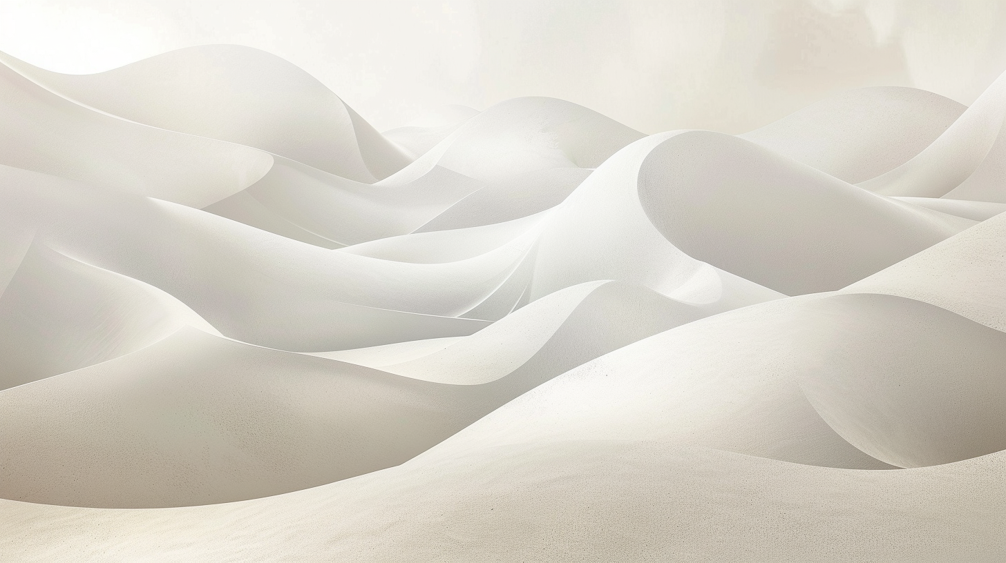 papier peint nueances de blanc dunes contemporain horizon serein