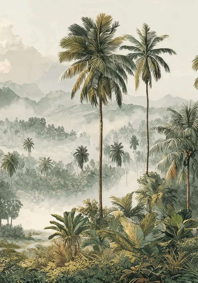 Immersion en pleine nature – Papier peint jungle luxuriante - Illulart: Papier peint panoramique