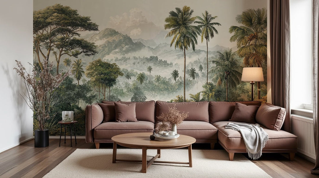 Immersion en pleine nature – Papier peint jungle luxuriante - Illulart: Papier peint panoramique