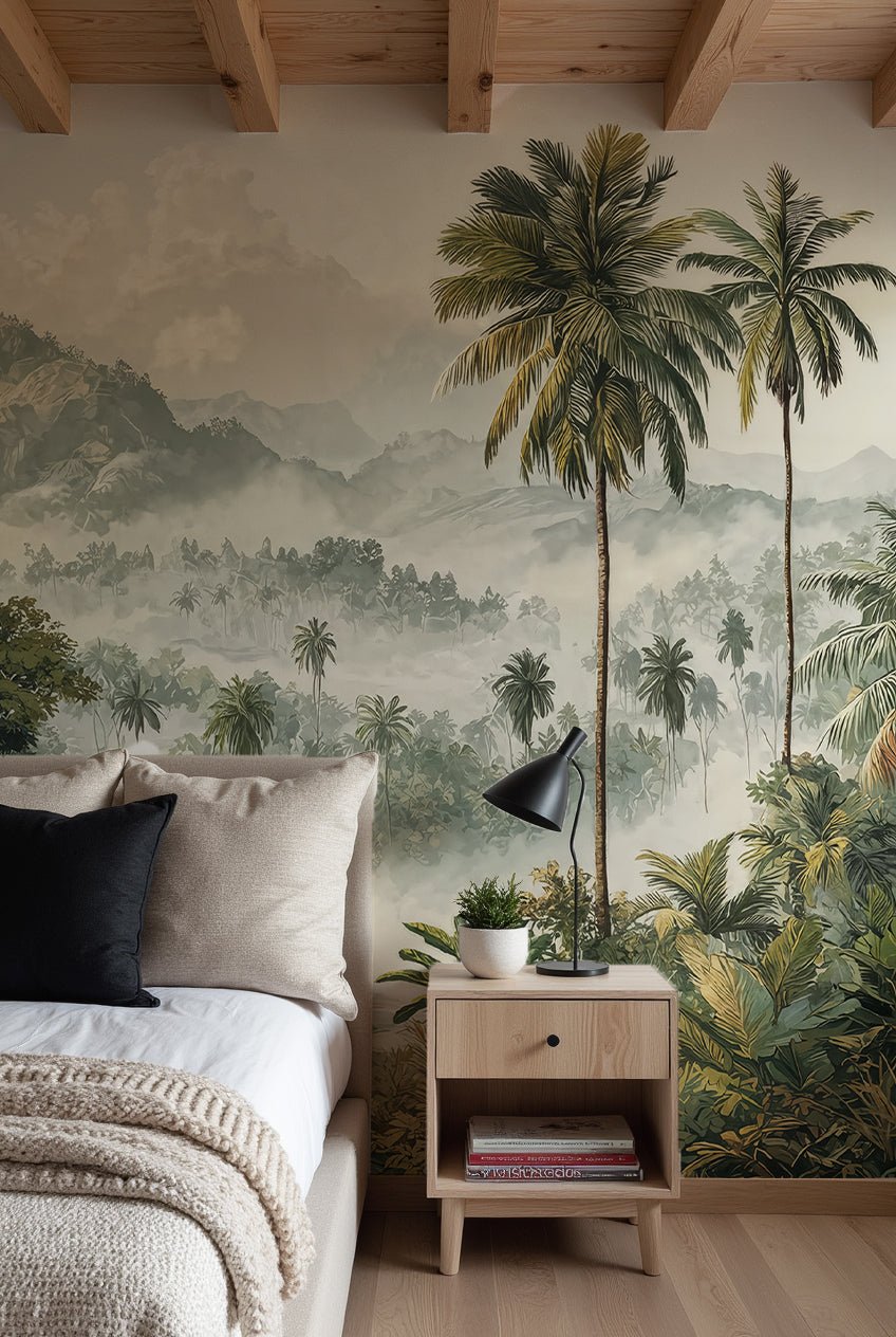 Immersion en pleine nature – Papier peint jungle luxuriante - Illulart: Papier peint panoramique