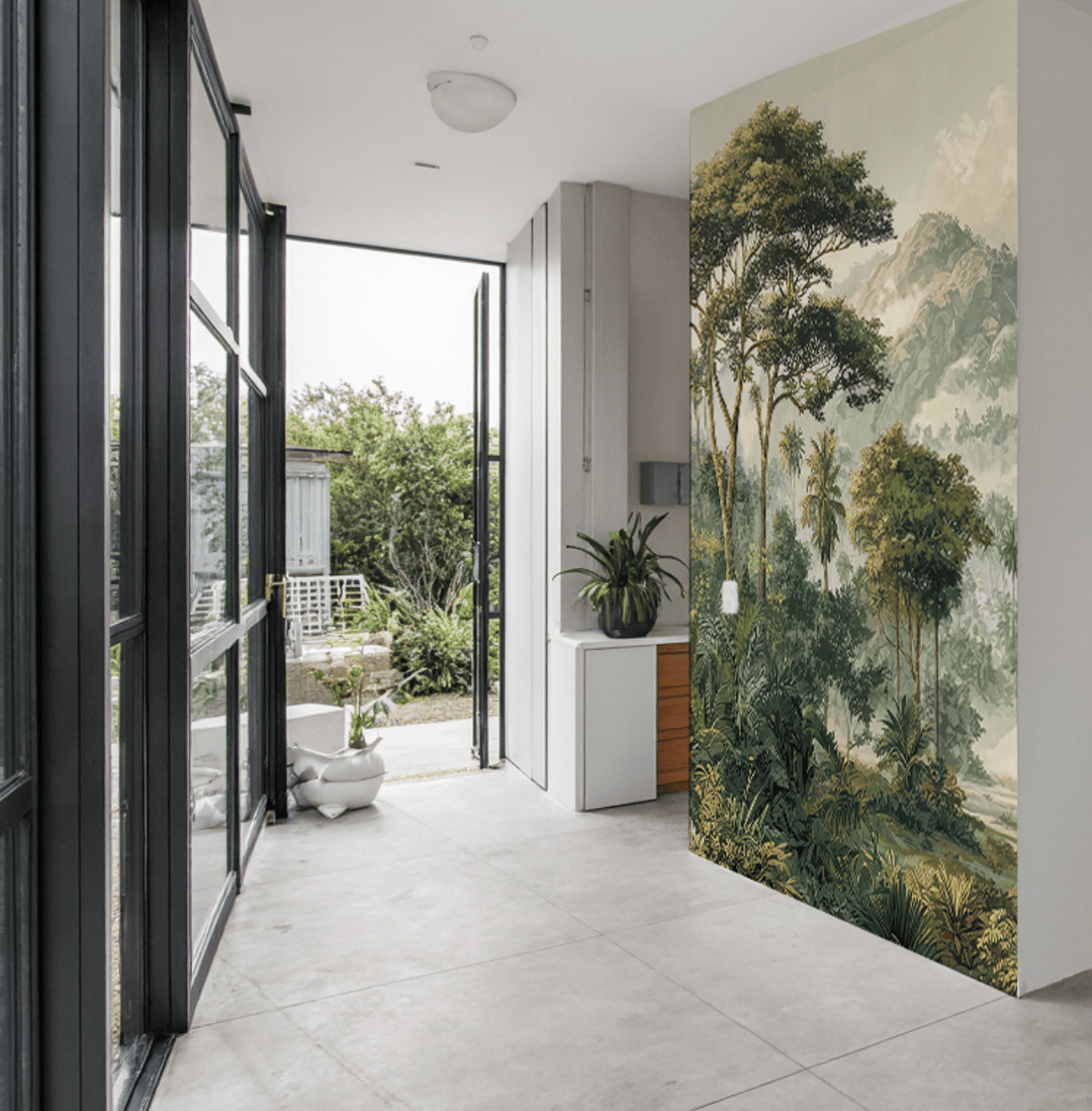 Immersion en pleine nature – Papier peint jungle luxuriante - Illulart: Papier peint panoramique