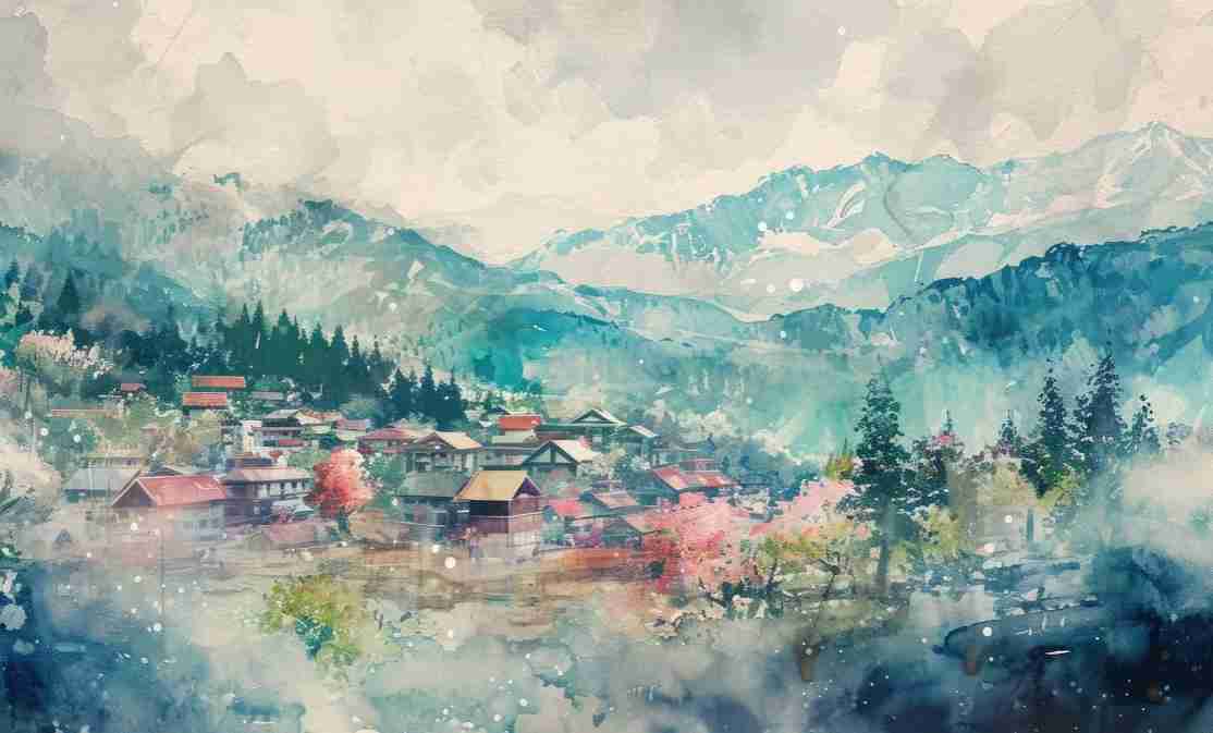 Japon traditionnel - Illulart: Papier peint panoramique