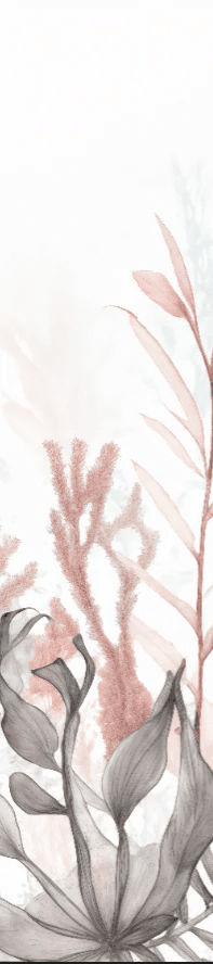 Jardin de corail – Papier peint végétal aquatique - Illulart: Papier peint panoramique
