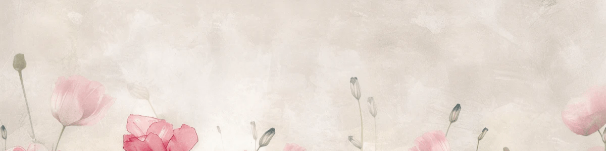 Jardin de Douceur - Revêtement Mural Coquelicots - Illulart: Papier peint panoramique