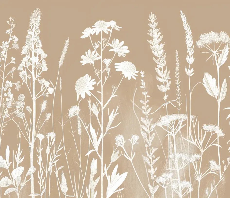 Jardin secret Terracotta - Illulart: Papier peint panoramique