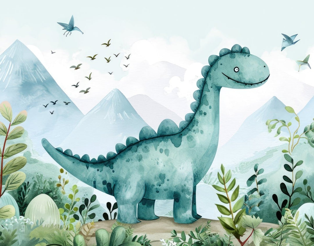 Jurassic Joy - Aventure Préhistorique pour Jeunes Explorateurs - Illulart: Papier peint panoramique