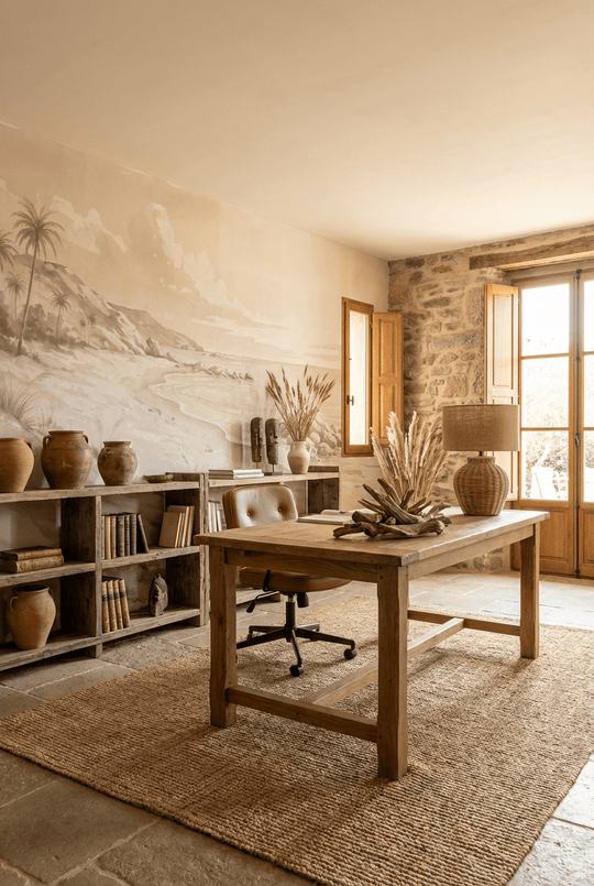 Lagune de sable - Illulart: Papier peint panoramique
