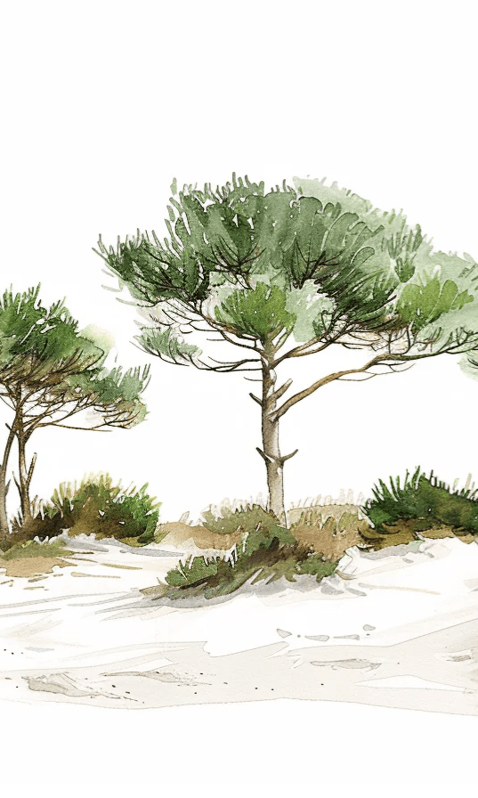 Les Pins de la Plage : Évasion Naturelle